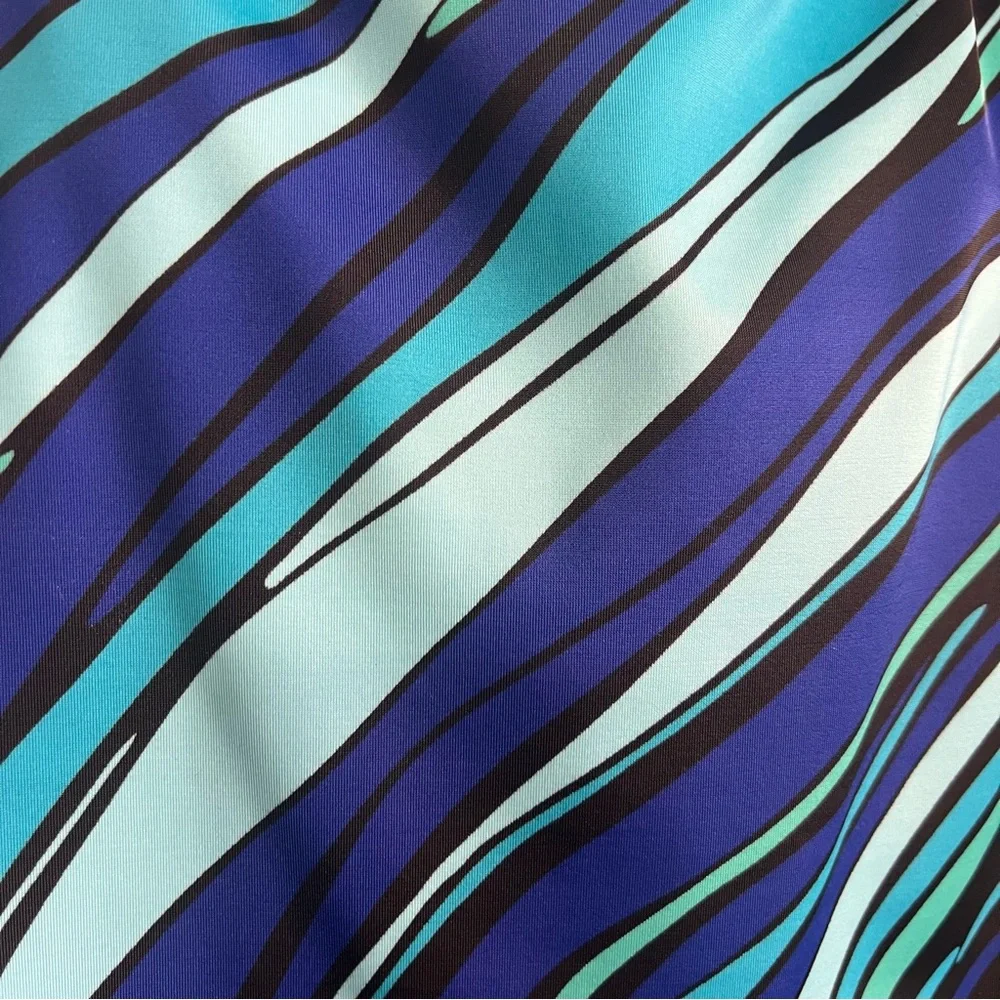 Islander 18 Multicolor Blue One Piece Swimsuit Bathing Suit